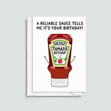 Load image into Gallery viewer, Greetings Card - Funny Ketchup Birthday Card - Of Life & Lemons