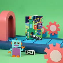 Load image into Gallery viewer, Greetings Card - Goal Machine Football Birthday Card - Mifkins - Football fans