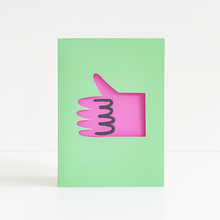 Load image into Gallery viewer, Greetings Card - Thumbs Up - Congratulations / Well Done Card - You Did It - Rumble Cards