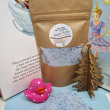 Load image into Gallery viewer, Sugar Plums Fizzing Fairy Bath Dust - Little Shop of Lathers - handmade bath treat - Christmas gift ideas