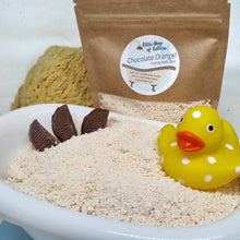 Load image into Gallery viewer, Chocolate Orange Festive Bath Fizz - Little Shop of Lathers - handmade bath treat - Christmas gift ideas