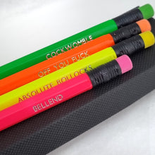 Load image into Gallery viewer, Pencil Set - Pencils of Profanity - Sweary Pencils