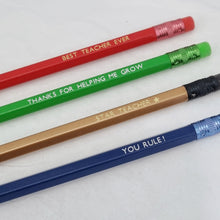 Load image into Gallery viewer, Pencil Set - Thank you Teacher - Teacher Gift Idea