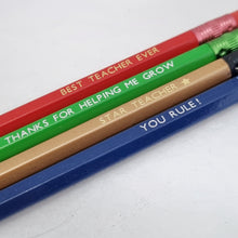 Load image into Gallery viewer, Pencil Set - Thank you Teacher - Teacher Gift Idea