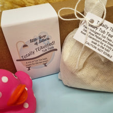 Load image into Gallery viewer, Totally TEAVOTED Gift Boxed Tub Tea Trio - Pampering Gift Set - Little Shop of Lathers - Tea lovers