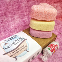 Load image into Gallery viewer, Hugs and Fizzes - pampering bath and body gift set - Little Shop of Lathers
