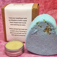 Load image into Gallery viewer, You're a Sweet Heart - Blueberry Muffin - pampering bath and body gift set - Little Shop of Lathers