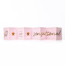 Load image into Gallery viewer, 60th Birthday Card - Mini Concertina Fold-Out Banner - Coulson Macleod