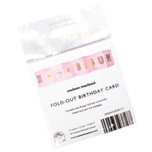 Load image into Gallery viewer, 21st Birthday Card - Mini Concertina Fold-Out Banner - Coulson Macleod