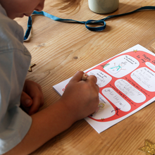 Load image into Gallery viewer, Colour In Christmas Keepsake Card - Personalisable Colour In Greetings Card - Let's Make & Do