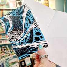 Load image into Gallery viewer, Notebook - A6 - Otters - Rach Red Designs