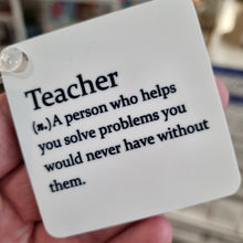 Load image into Gallery viewer, Dictionary Definition Keyrings - Sarcastic gifts, lots of sayings! - The Crafty Little Fox