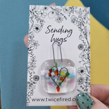 Load image into Gallery viewer, Glass Keepsake Wish - Sentimental gift token - Twice Fired