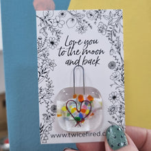 Load image into Gallery viewer, Glass Keepsake Wish - Sentimental gift token - Twice Fired