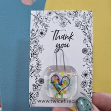 Load image into Gallery viewer, Glass Keepsake Wish - Sentimental gift token - Twice Fired