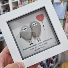 Load image into Gallery viewer, Friends that become family - Pebble Art Frame - Pebbled19