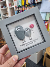 Load image into Gallery viewer, If Grandmas were flowers I’d always pick you - Grandma Pebble Art Frame - Pebbled19