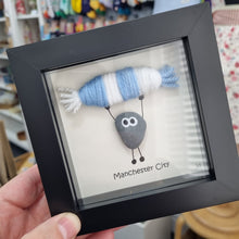 Load image into Gallery viewer, Manchester City Pebble Art Frame - Pebbled19 - Football Fans