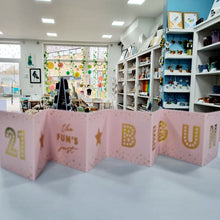 Load image into Gallery viewer, 21st Birthday Card - Mini Concertina Fold-Out Banner - Coulson Macleod