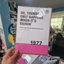 Load image into Gallery viewer, Song Lyrics Print - Dreams - Fleetwood Mac - JAM Artworks