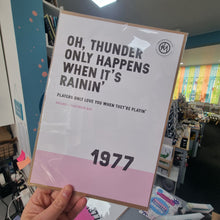 Load image into Gallery viewer, Song Lyrics Print - Dreams - Fleetwood Mac - JAM Artworks