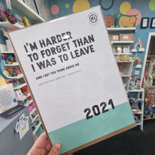 Load image into Gallery viewer, Song Lyrics Print - I Bet You Think About Me - Taylor Swift - JAM Artworks