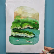 Load image into Gallery viewer, Explore Print - Illustrator Kate - A4 print - Adventures