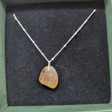 Load image into Gallery viewer, Sea Glass Necklace - Satellite Chain - Sterling Silver - various colours - Fayth Seaglass