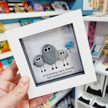 Load image into Gallery viewer, If Grandmas were flowers we'd always pick you - Grandma Pebble Art Frame - Pebbled19