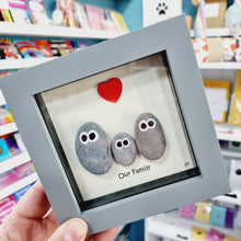 Load image into Gallery viewer, Our Family - Pebble Art Frame - Pebbled19