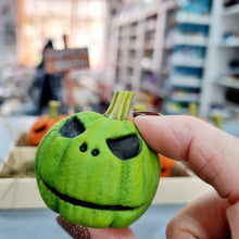 Load image into Gallery viewer, Pumpkin - Polymer Clay - Halloween Keepsake Decoration - Pins and Noodles