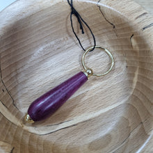Load image into Gallery viewer, Wood turned Key Rings - What Wood Claire Do?