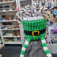 Load image into Gallery viewer, Crochet Storage Basket - Elf - Crochet Plant Pot/Bottle Holder - Best Efforts
