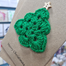 Load image into Gallery viewer, Crochet Christmas Card - Green Chistmas Tree - Best Efforts