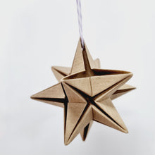 Load image into Gallery viewer, Origami Star Christmas Tree Bauble - Paper decorations - Origami Blooms