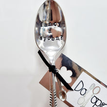 Load image into Gallery viewer, Fancy a spoon - stamped teaspoon - Dollop and Stir
