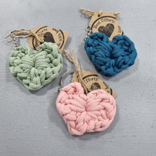 Load image into Gallery viewer, Crochet Heart Keyring - Best Efforts
