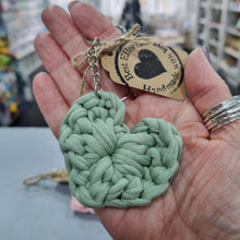 Load image into Gallery viewer, Crochet Heart Keyring - Best Efforts