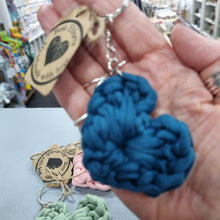 Load image into Gallery viewer, Crochet Heart Keyring - Best Efforts