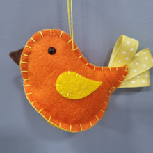 Load image into Gallery viewer, Bird - Rainbow Felt Bird Decoration - Lots of Colours - Quirky Threads Art