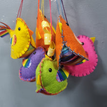 Load image into Gallery viewer, Bird - Rainbow Felt Bird Decoration - Lots of Colours - Quirky Threads Art