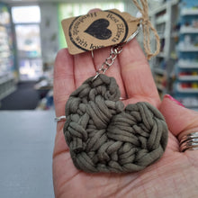 Load image into Gallery viewer, Crochet Heart Keyring - Best Efforts