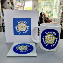 Load image into Gallery viewer, Coaster - All Leeds Aren't We Glass Coaster - Fred & Bo - LUFC