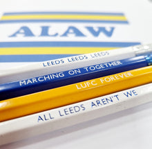 Load image into Gallery viewer, Pencil Set - Leeds Leeds Leeds! - LUFC - Leeds United fans
