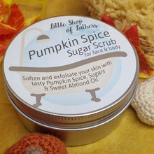 Load image into Gallery viewer, Pumpkin Spice Sugar Scrub - Natural Body Exfoliator - Seasonal Body Treat - Little Shop of Lathers