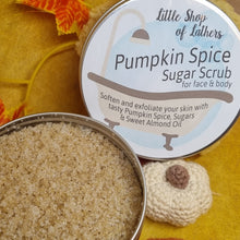Load image into Gallery viewer, Pumpkin Spice Sugar Scrub - Natural Body Exfoliator - Seasonal Body Treat - Little Shop of Lathers