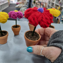 Load image into Gallery viewer, Mini Crochet Flower in Pot - Lots of colours - Best Efforts