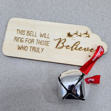 Load image into Gallery viewer, Believe Magic Key - Wooden engraved keepsake - Woodsmiths Family Business - Christmas Eve - Polar Express