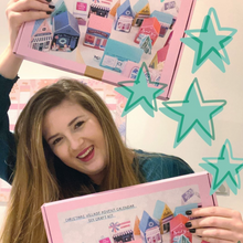 Load image into Gallery viewer, Merry and Bright Village Advent Calender - DIY Crafty Project - Two For Joy Illustration