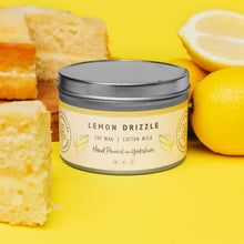 Load image into Gallery viewer, Candle - Lemon Drizzle - hand poured soy wax candles - The Yorkshire Candle Company Ltd